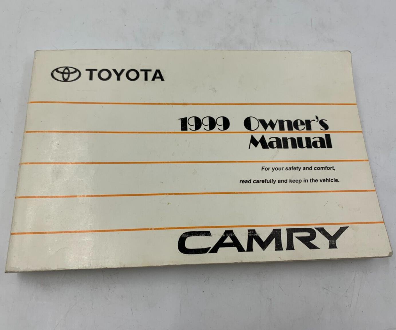 1999 Toyota Camry Owners Manual OEM D04B56056