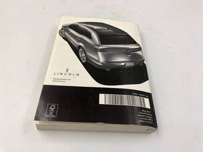 2012 Lincoln MKT Owners Manual OEM D04B15035