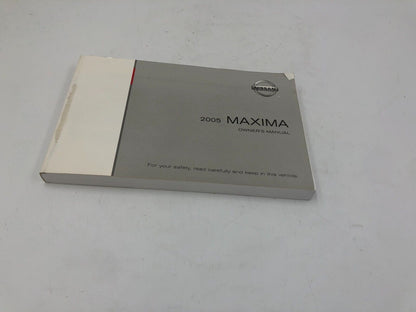 2005 Nissan Maxima Owners Manual Set with Case OEM D04B15038