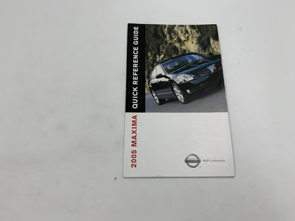 2005 Nissan Maxima Owners Manual Set with Case OEM D04B15038