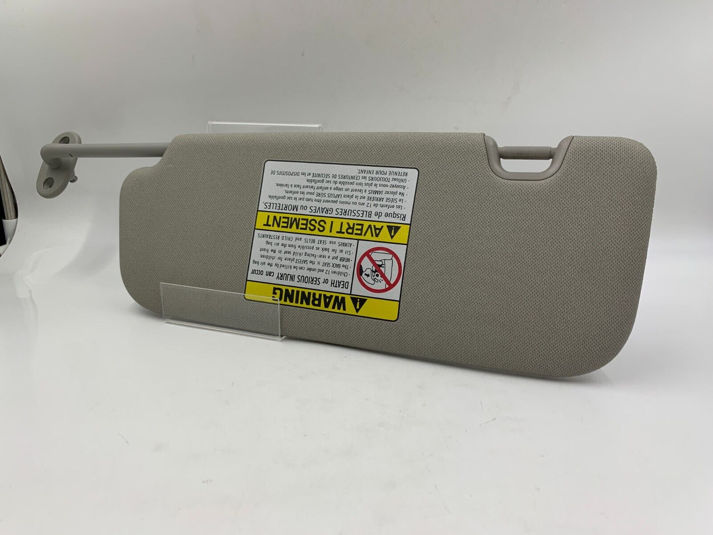 2014-2016 Kia Forte Passenger Sun Visor Sunvisor Gray OEM E04B20076