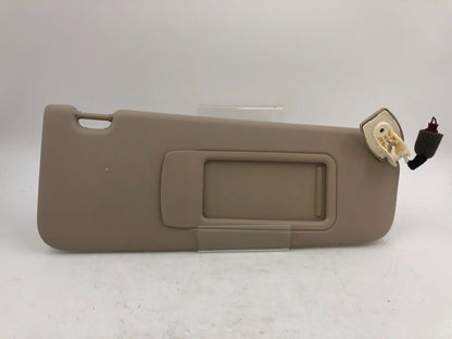 2010-2016 BMW 535i Passenger Sun Visor Sunvisor Beige Illuminated OEM B02B32031