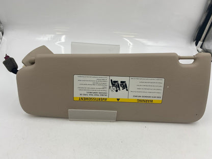 2010-2016 BMW 535i Passenger Sun Visor Sunvisor Beige Illuminated OEM B02B32031