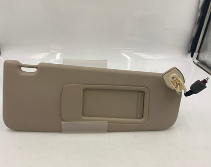 2010-2016 BMW 535i Passenger Sun Visor Sunvisor Beige Illuminated OEM B02B32031