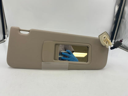 2010-2016 BMW 535i Passenger Sun Visor Sunvisor Beige Illuminated OEM B02B32031