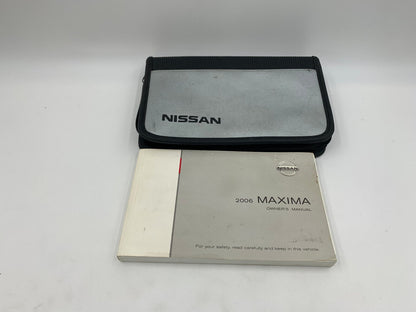 2006 Nissan Maxima Owners Manual Set with Case OEM B02B35005