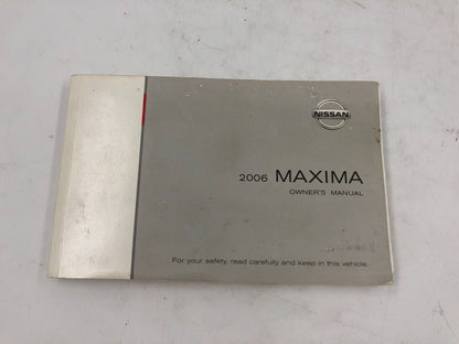 2006 Nissan Maxima Owners Manual Set with Case OEM B02B35005