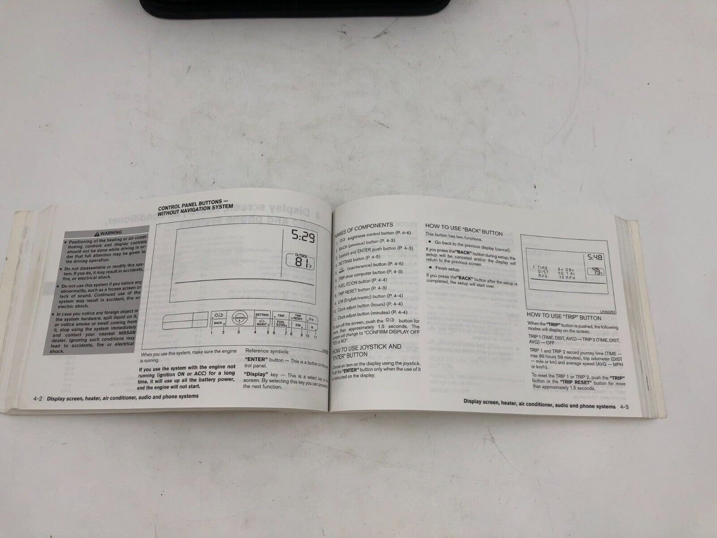 2006 Nissan Maxima Owners Manual Set with Case OEM B02B35005