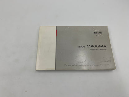 2006 Nissan Maxima Owners Manual Set with Case OEM B02B35005