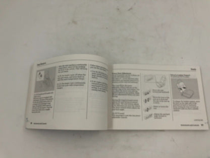 2004 Honda Accord Sedan Owners Manual OEM B02B28010