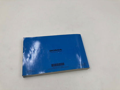 2004 Honda Accord Sedan Owners Manual OEM B02B28010