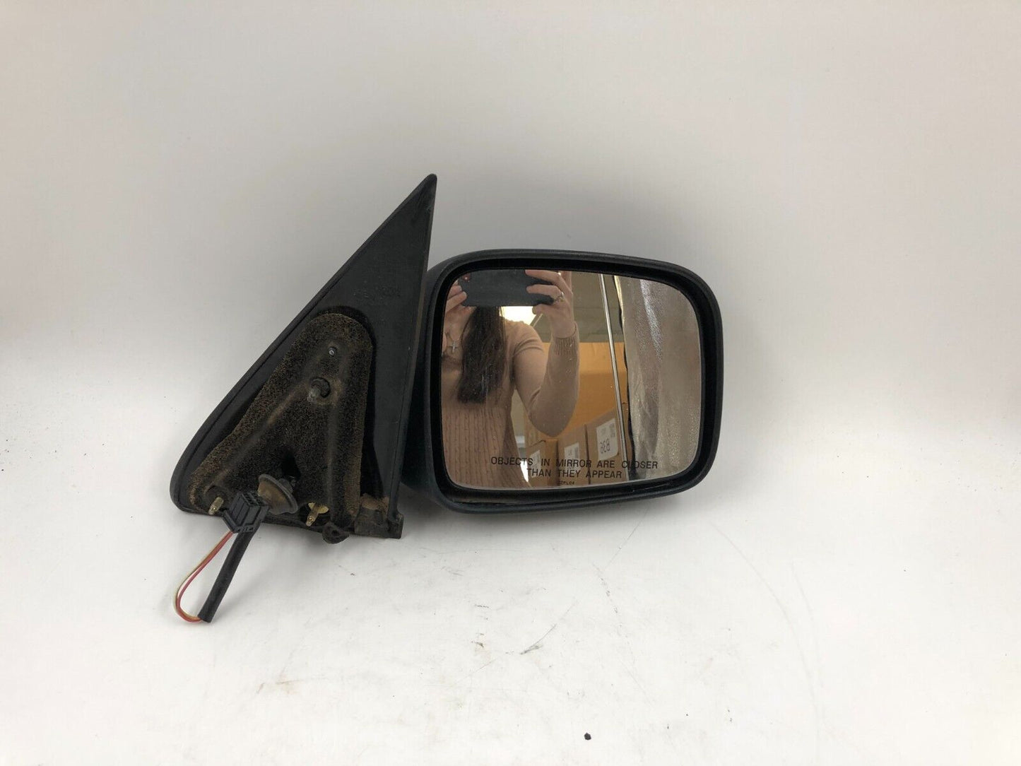 2002-2007 Jeep Liberty Passenger Side View Power Door Mirror Black OEM B02B25053