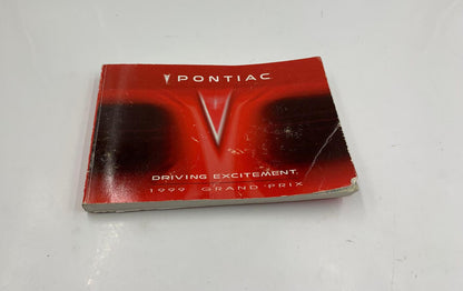 1999 Pontiac Grand Prix Owners Manual Handbook OEM B02B44057