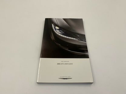 2015 Chrysler 200 Owners Manual with Case OEM E01B15053