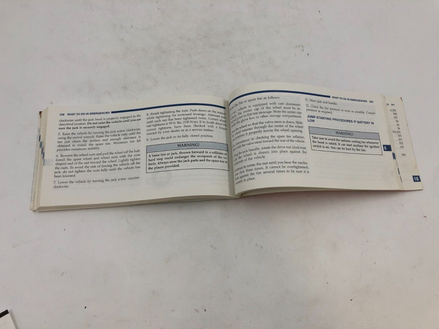 2000 Dodge Caravan Owners Manual Handbook OEM E01B15060