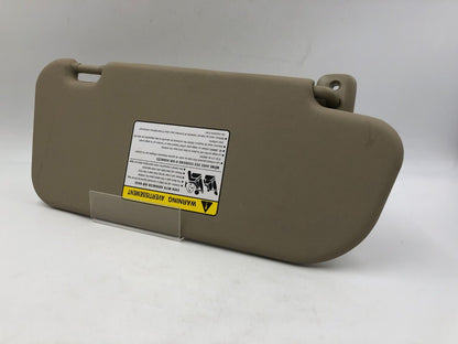 2004-2009 Mazda 3 Driver Sun Visor Sunvisor Beige OEM H01B31027