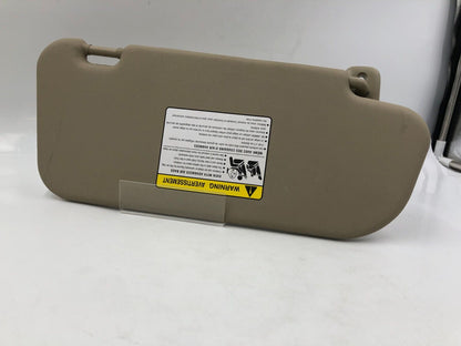 2004-2009 Mazda 3 Driver Sun Visor Sunvisor Beige OEM H01B31027