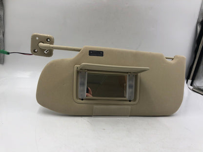 2013-2019 Ford Taurus Driver Sun Visor Sunvisor Beige Illuminated OEM A02B34038