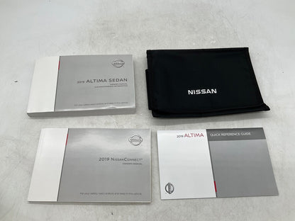 2019 Nissan Altima Sedan Owners Manual Handbook with Case OEM D01B22024