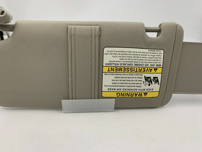 2002-2005 Subaru Legacy Passenger Sunvisor Gray Illuminated OEM F01B26054