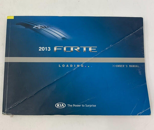 2013 Kia Forte Owners Manual Handbook OEM D01B17054