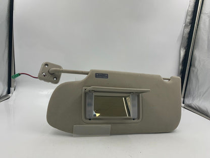 2012 Ford Taurus Driver Sun Visor Sunvisor Beige Illuminated OEM C01B29022