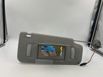 2010-2017 GMC Terrain Passenger Sun Visor Sunvisor Gray Illuminated A04B25055