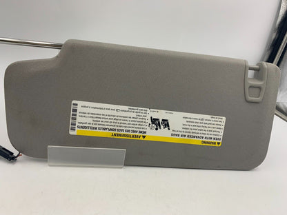 2010-2017 GMC Terrain Passenger Sun Visor Sunvisor Gray Illuminated A04B25055