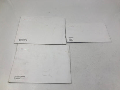 2010 Audi A4 Owners Manual Set OEM B02B18036