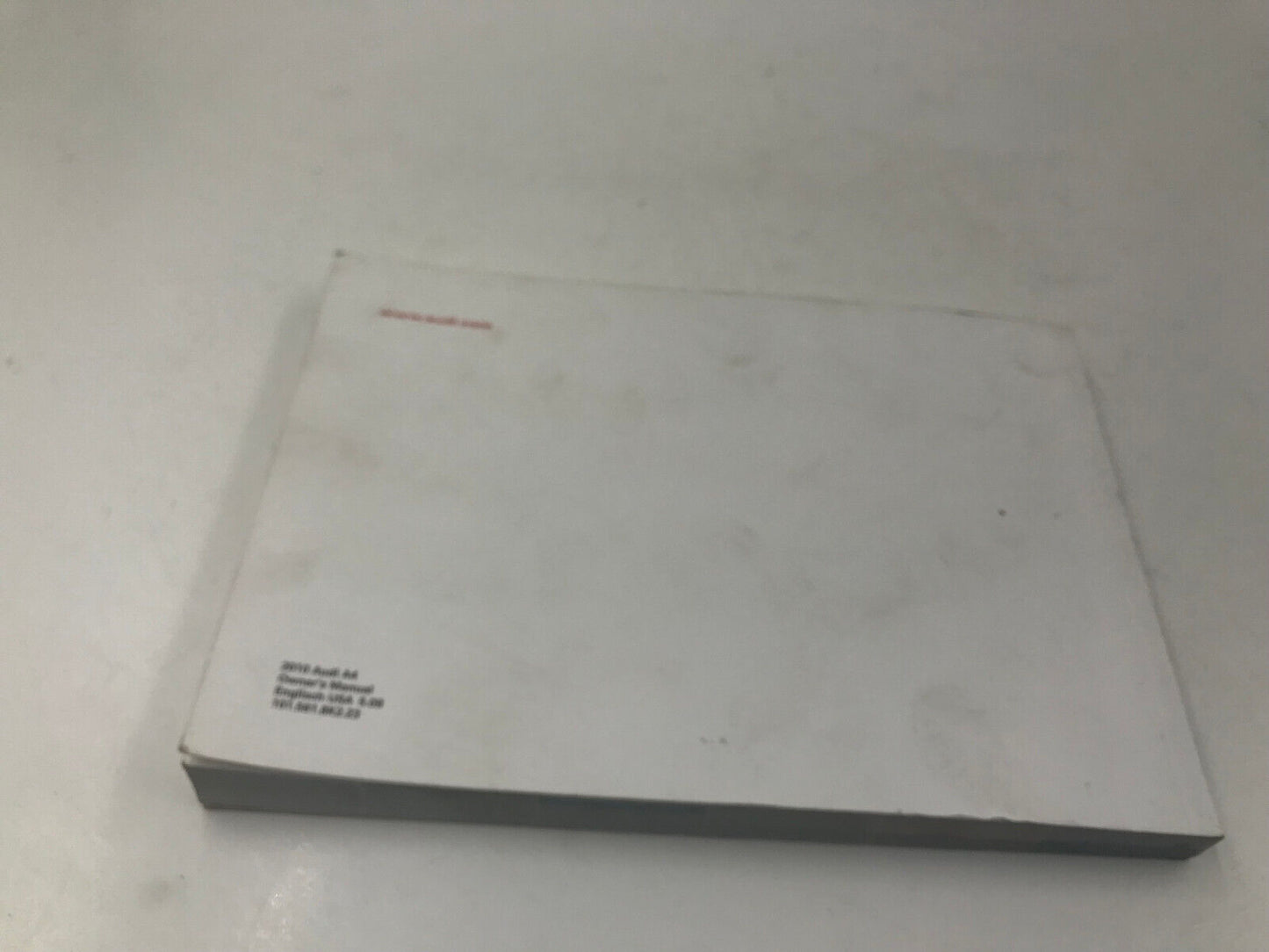 2010 Audi A4 Owners Manual Set OEM B02B18036