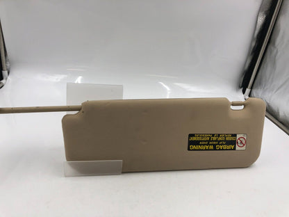 2007-2009 Lexus ES350 Passenger Sun Visor Sunvisor Tan A01B30023