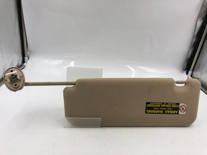 2007-2009 Lexus ES350 Passenger Sun Visor Sunvisor Tan A01B30023