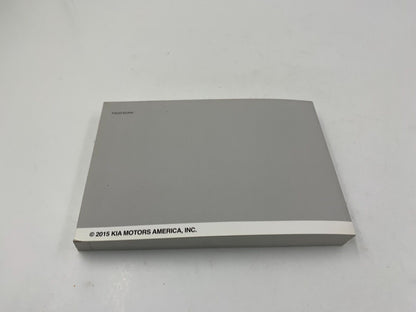 2015 Kia Optima Owners Manual Handbook Set with Case OEM C03B21041