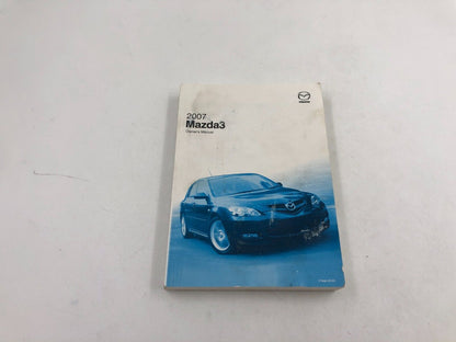 2007 Mazda 3 Owners Manual Handbook Set with Case OEM D03B52026