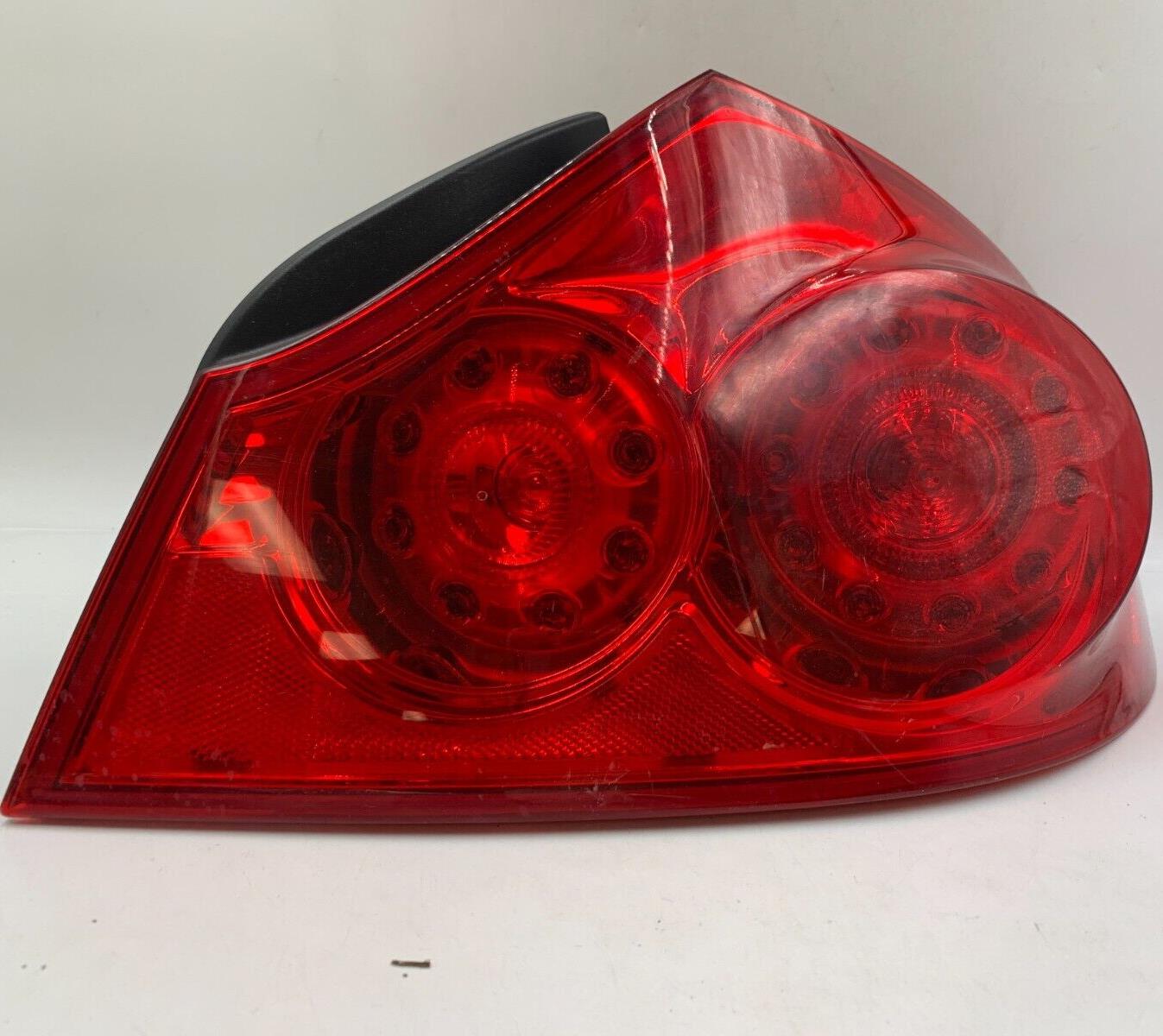 2007-2008 Infiniti G35 Passenger Side Tail Light Taillight OEM G04B31030