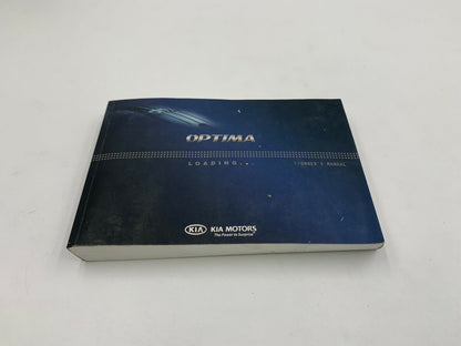 2012 Kia Optima Owners Manual OEM E01B05047