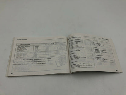 1997 Mazda 626 Owners Manual OEM E01B05049