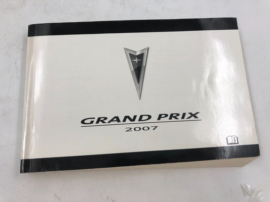 2007 Pontiac Grand Prix Owners Manual OEM E01B05050