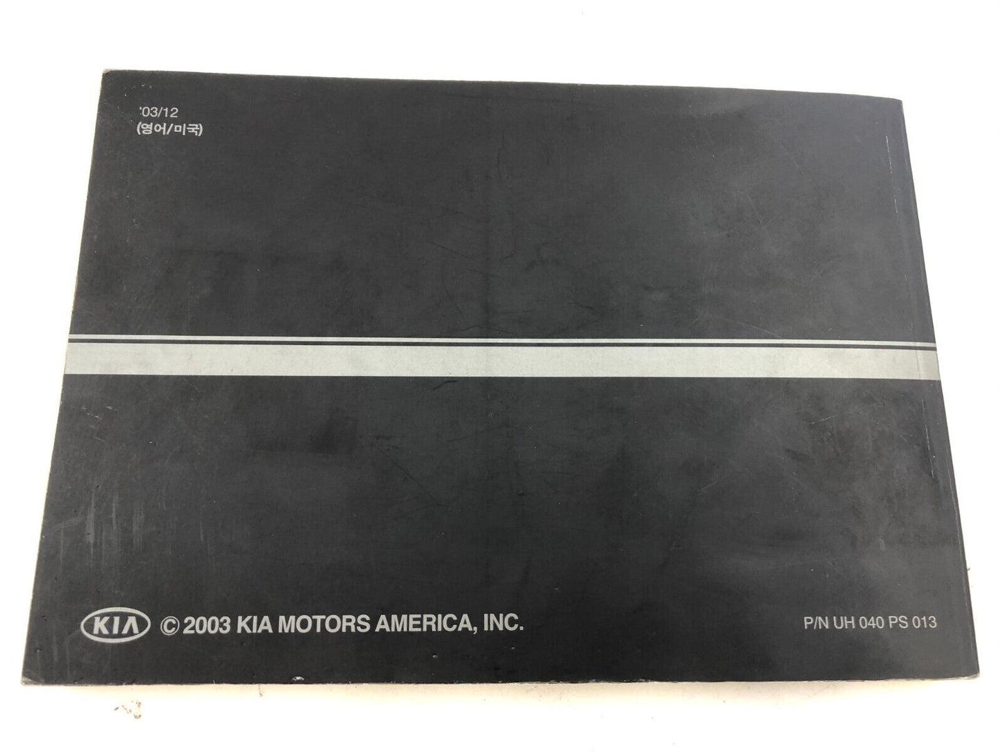 2004 Kia Amanti Owners Manual OEM E01B05051