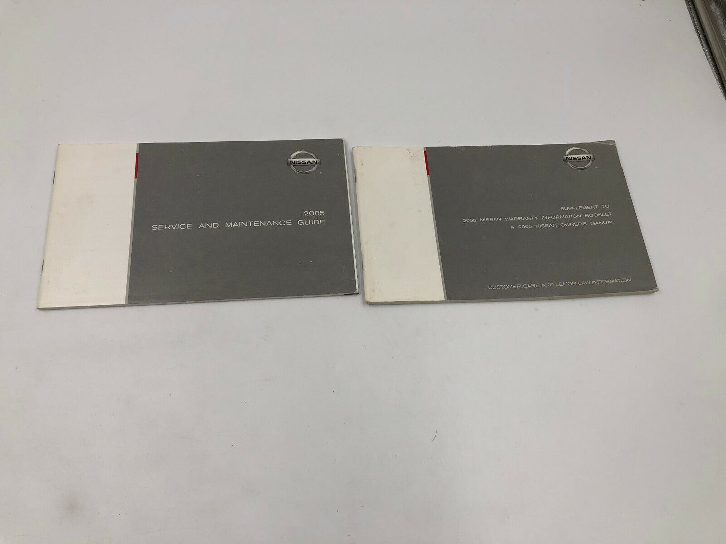 2005 Nissan Altima Owners Manual Set with Case OEM E01B05052