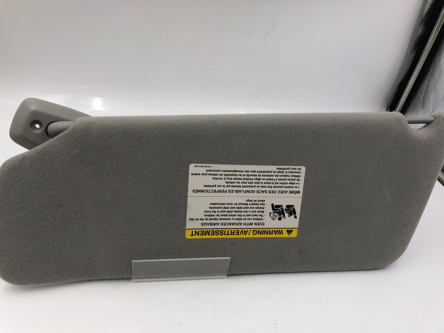 2004-2008 Ford F150 Passenger Sun Visor Sunvisor Gray OEM B02B03023