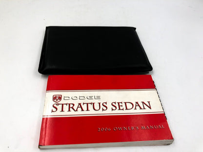 2006 Dodge Stratus Sedan Owners Manual with Case OEM E04B18082