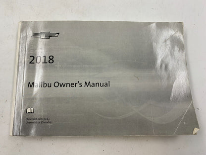 2018 Chevrolet Malibu Owners Manual OEM E04B56054