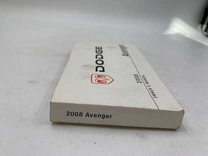 2008 Dodge Avenger Owners Manual OEM B02B43023