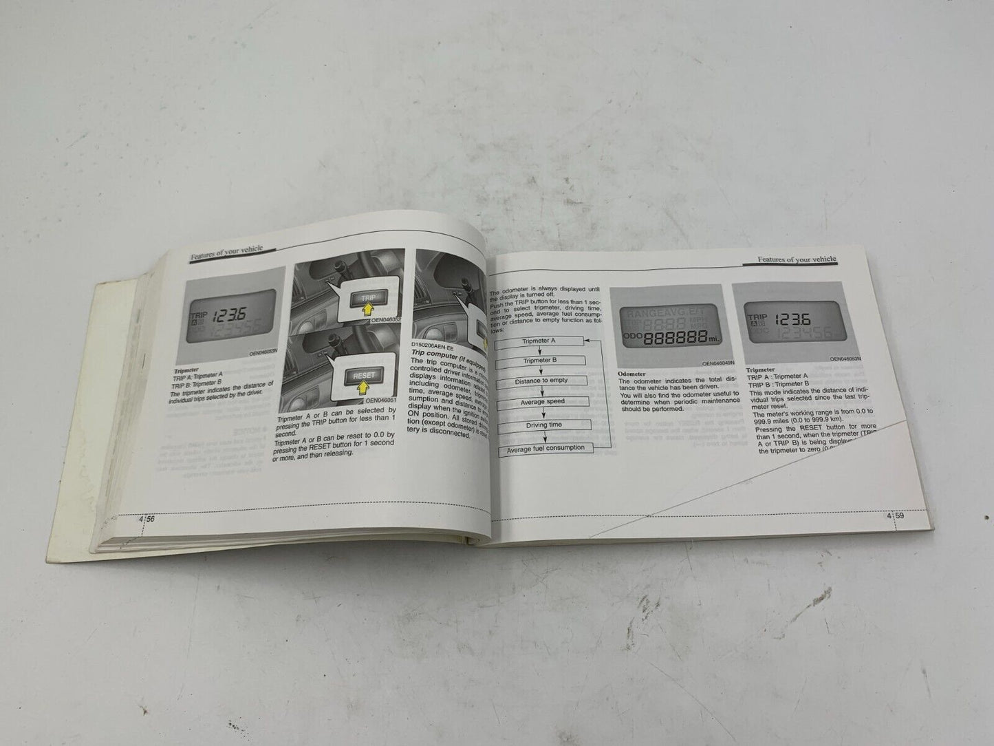 2007 Hyundai Veracruz Owners Manual OEM B02B52040