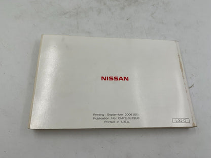 2007 Nissan Altima Owners Manual OEM B01B26040