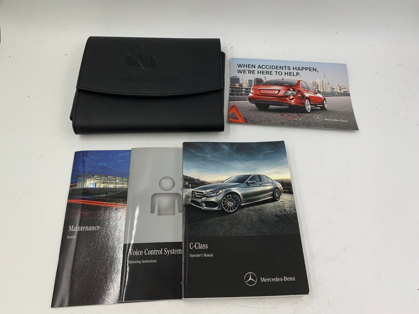 2016 Mercedes-Benz C-Class Owners Manual Set with Case OEM B01B07038