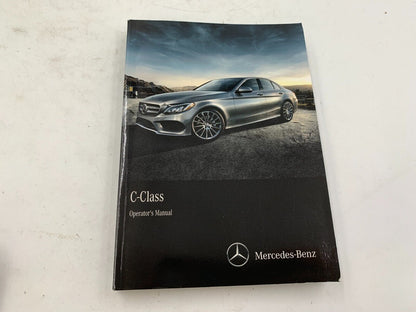 2016 Mercedes-Benz C-Class Owners Manual Set with Case OEM B01B07038