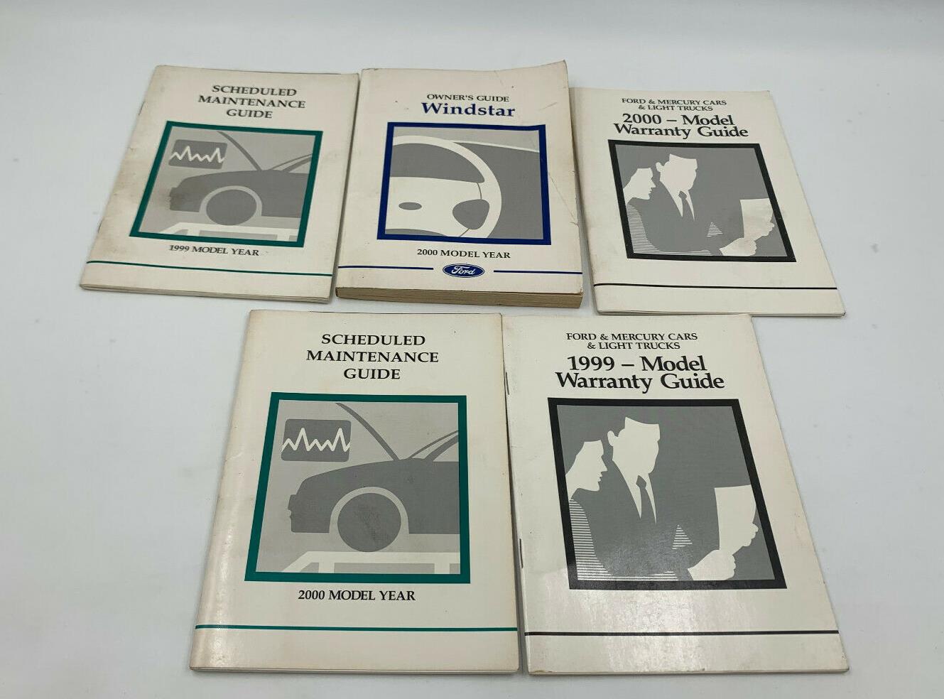 2000 Ford Windstar Owners Manual Set with Case OEM F04B02036