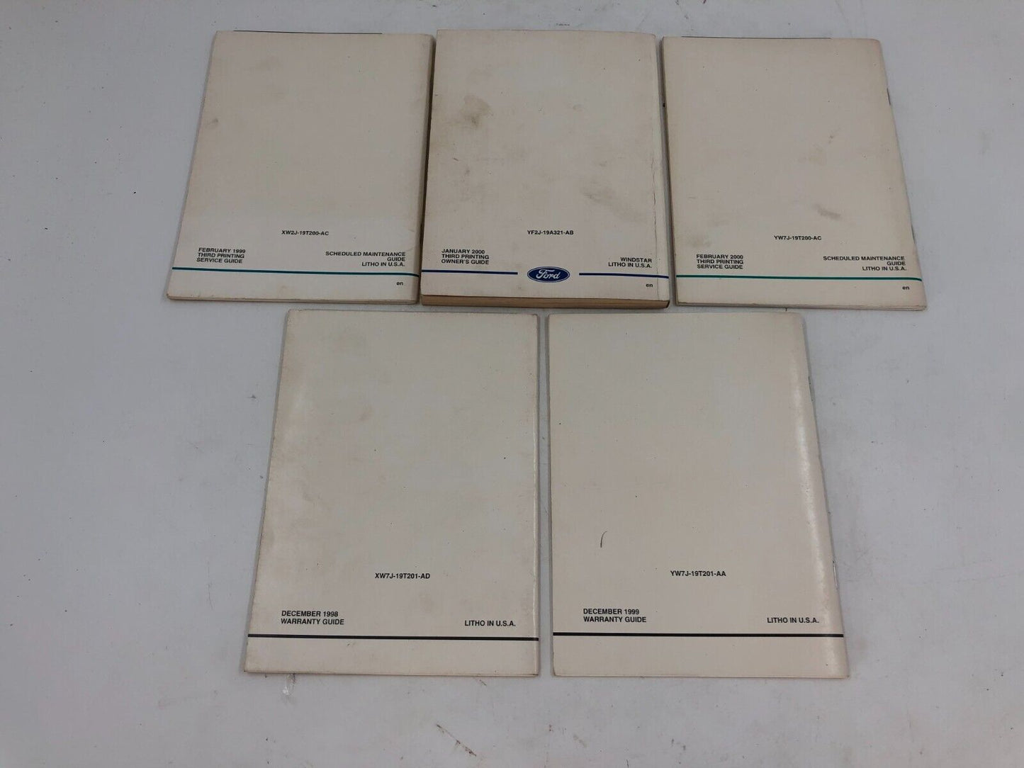 2000 Ford Windstar Owners Manual Set with Case OEM F04B02036